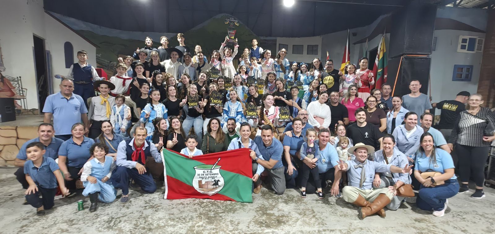 CTG 20 de Setembro conquista destaque no ENCAF e traz Troféu Rotativo para casa