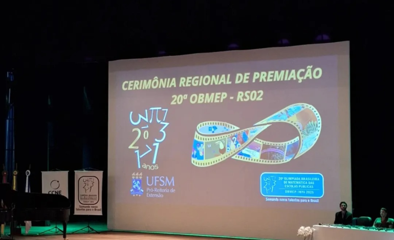 Alunos das escolas de abrangência da 14ª CRE são premiados na 20ª OBMEP