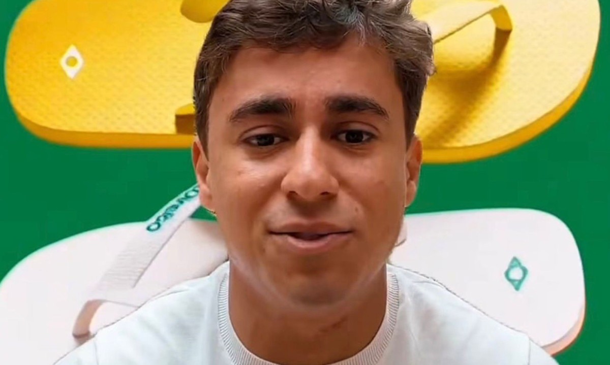 Após polêmica com Havaianas, Nikolas Ferreira divulga a ‘Pé Direito’