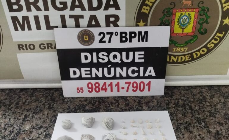 BM prende dupla por tráfico de drogas em Santo Ângelo