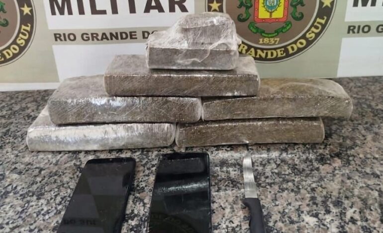 BM prende realiza prisão por tráfico de drogas