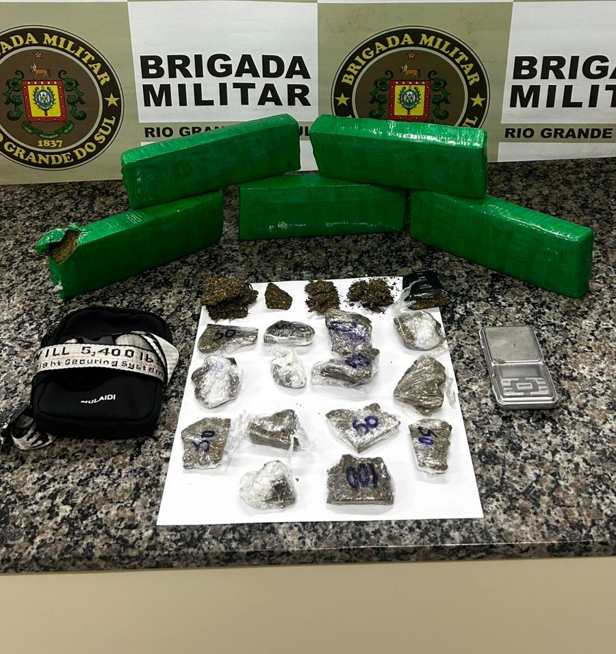 BM realiza prisão por tráfico de drogas em Santo Ângelo