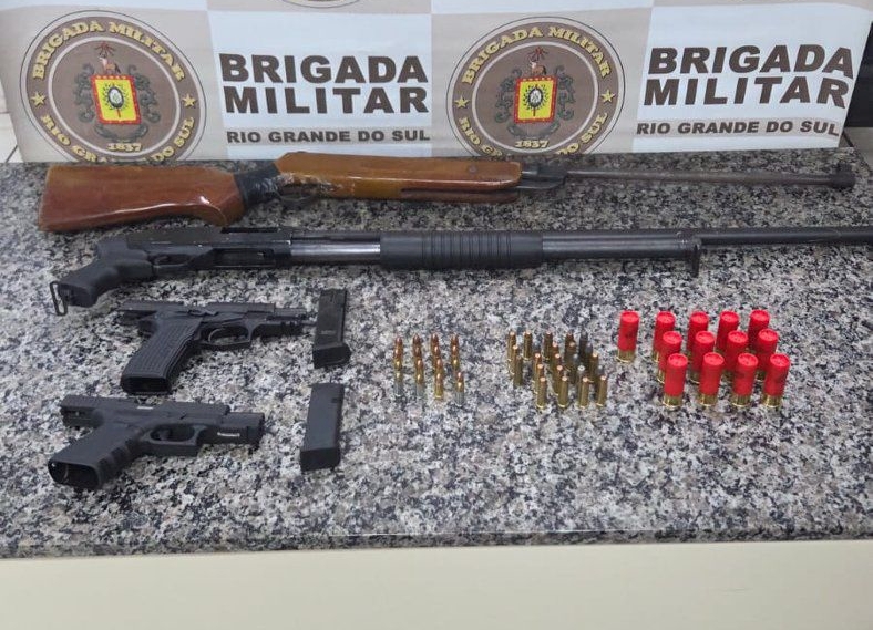 BM realiza prende homem por posse ilegal de arma de fogo
