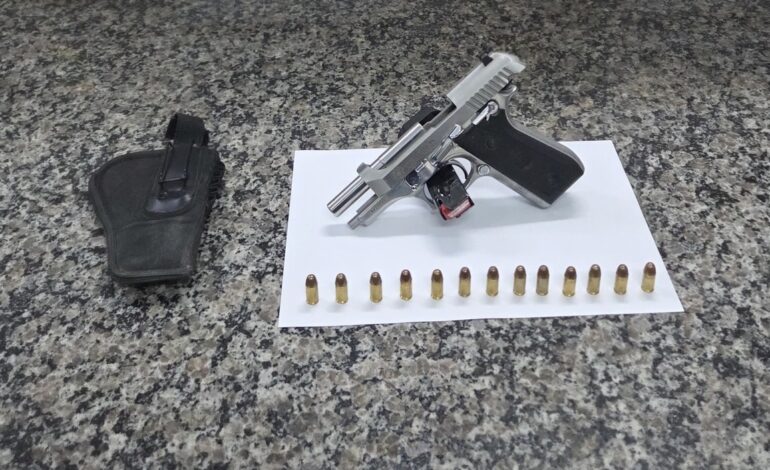 BM prende homem por porte ilegal de arma fogo