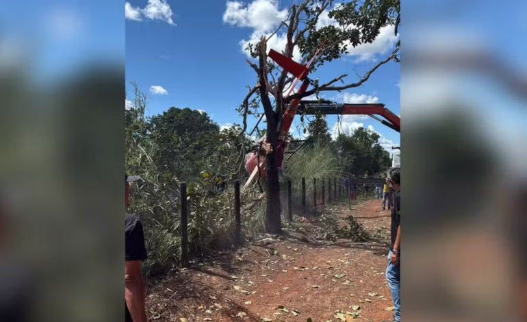 Helicóptero da dupla Henrique e Juliano cai em fazenda no Tocantins