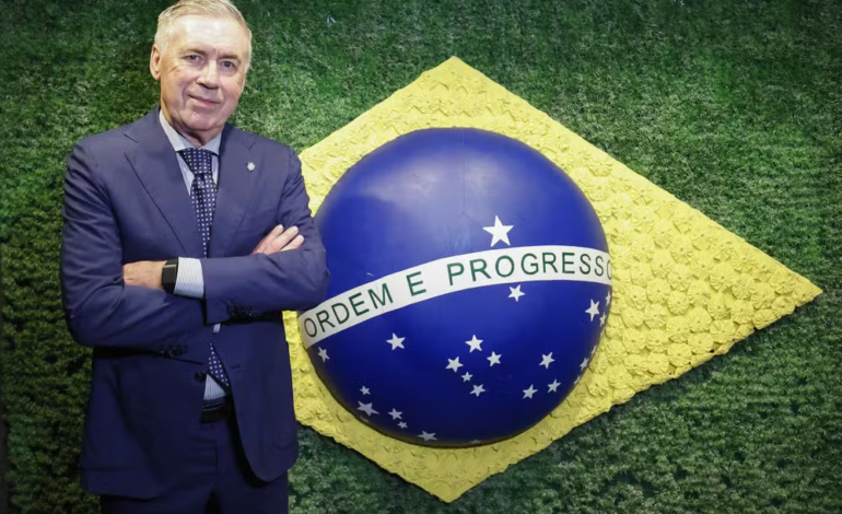CBF renova contrato de Carlo Ancelotti com a Seleção Brasileira até 2030