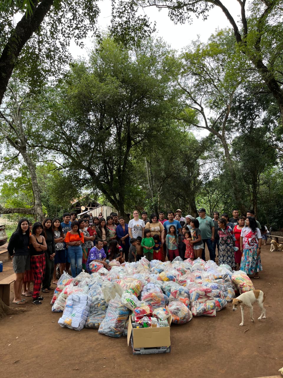 Entrada solidária da Paixão de Cristo arrecadou 1,5 tonelada de alimentos em São Miguel das Missões