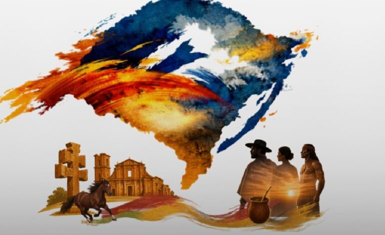 Festejos Farroupilhas: identidade visual homenageia os 400 anos da herança jesuítica guarani