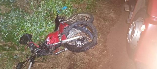Homem morre em acidente entre carro e moto na RS-307, em Santa Rosa