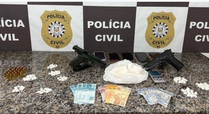 Suspeitos de tráfico são presos pela Draco em Santo Ângelo