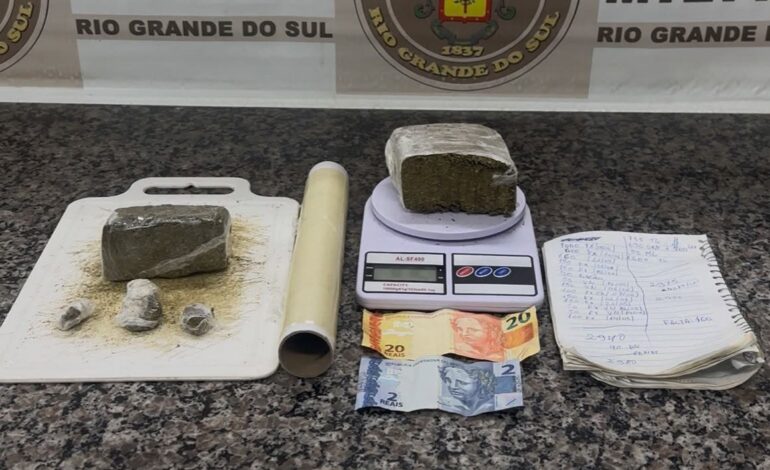 BM realiza prisão por tráfico de drogas em Santo Ângelo