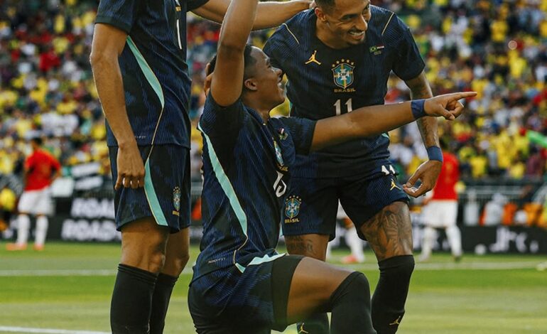 Endrick decide, e Seleção Brasileira vence o Egito no último teste antes da Copa do Mundo