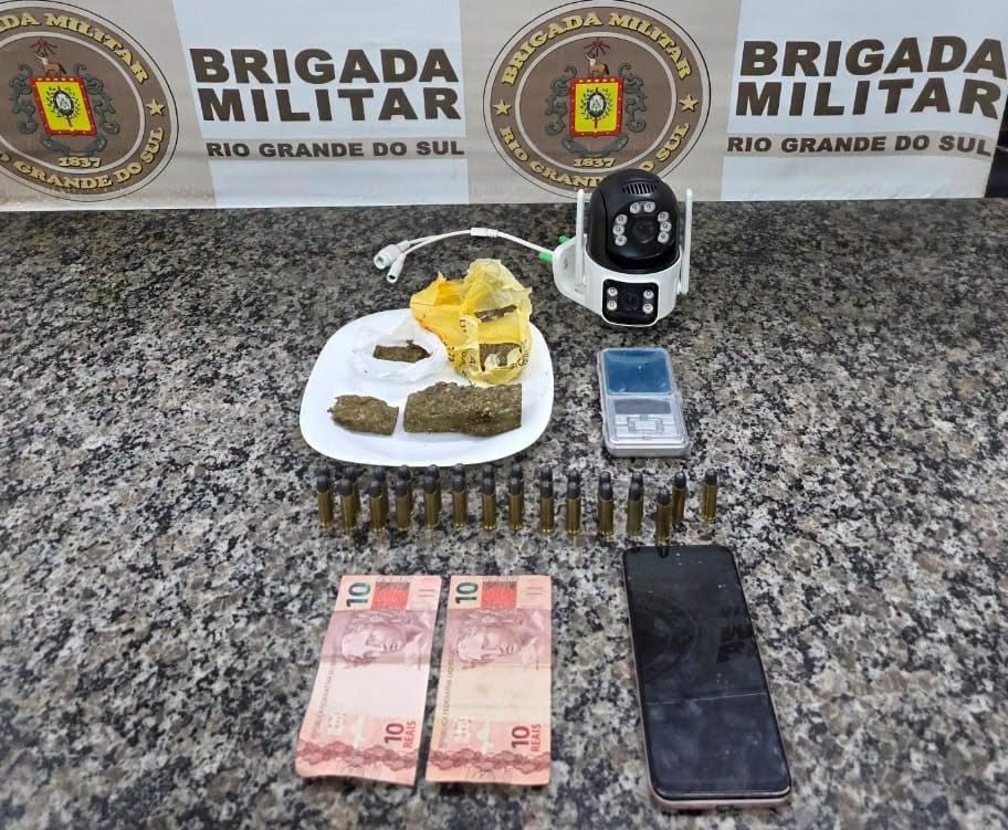 BM realiza prisão por tráfico de drogas no bairro Aliança