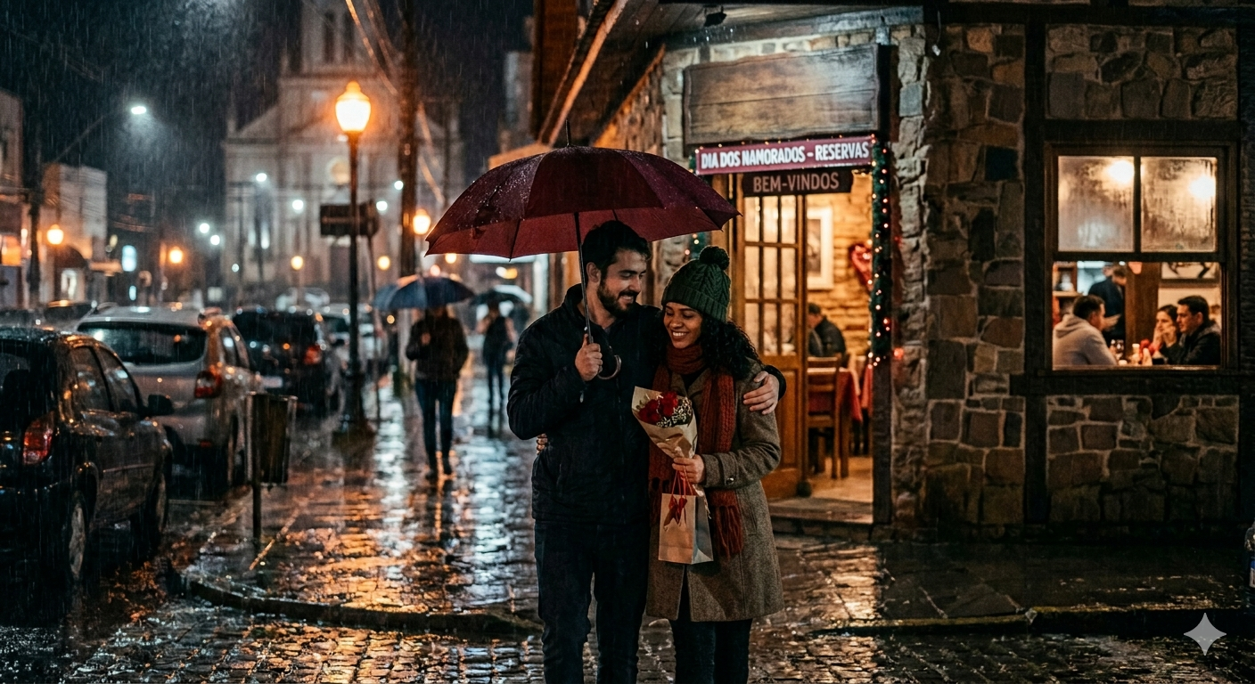 Sexta-feira de Dia dos Namorados terá chuva e frio no RS