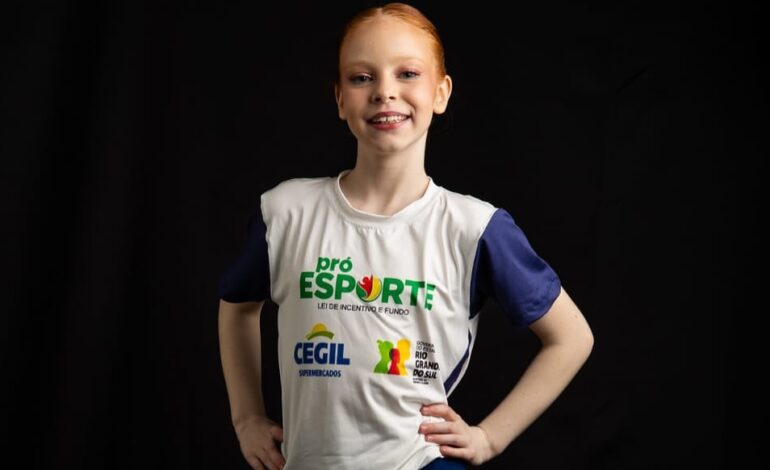 Patinadora de Giruá é convocada para a Seleção Brasileira e disputará Pan-Americano na Argentina