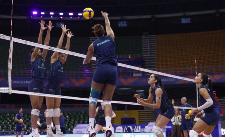Brasil estreia na Liga das Nações Feminina de Vôlei contra a Holanda nesta quarta-feira