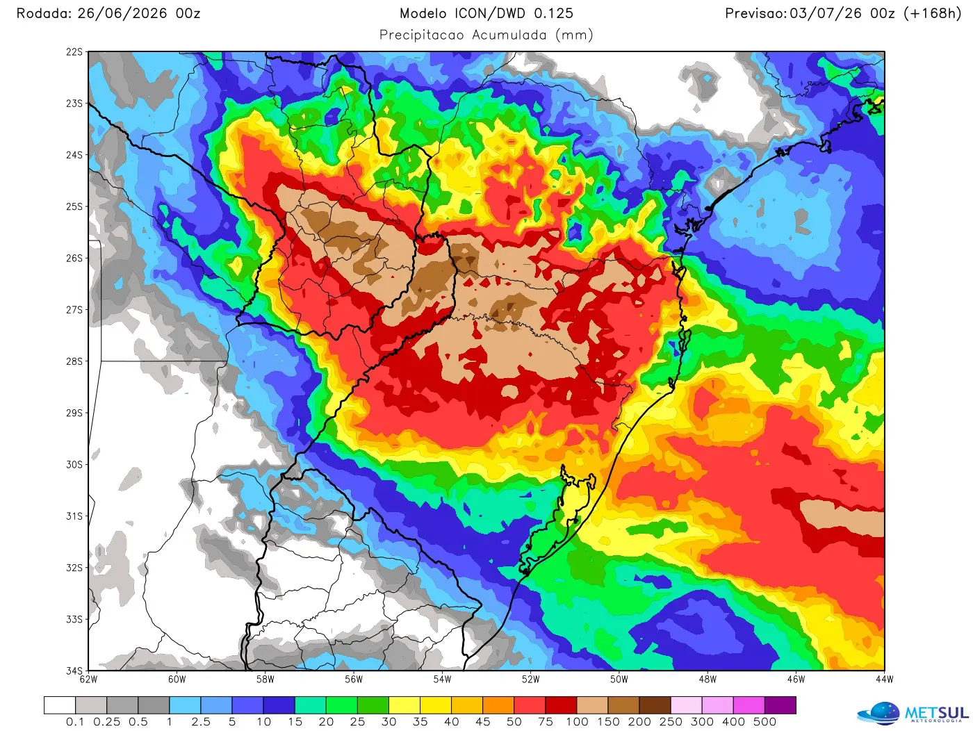 Primeiro episódio de chuva volumosa do El Niño já tem data para chegar