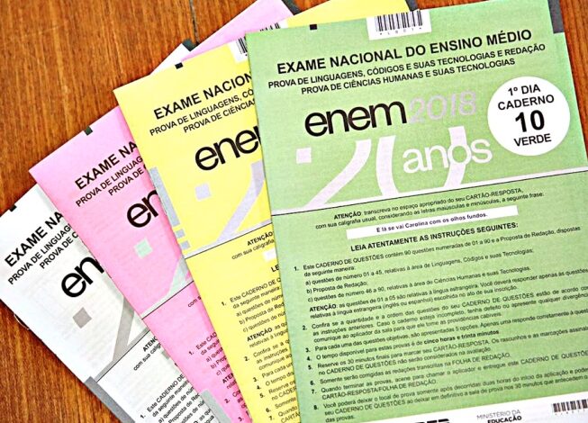 Candidatos ao Enem 2026 devem pagar taxa de inscrição até quarta-feira
