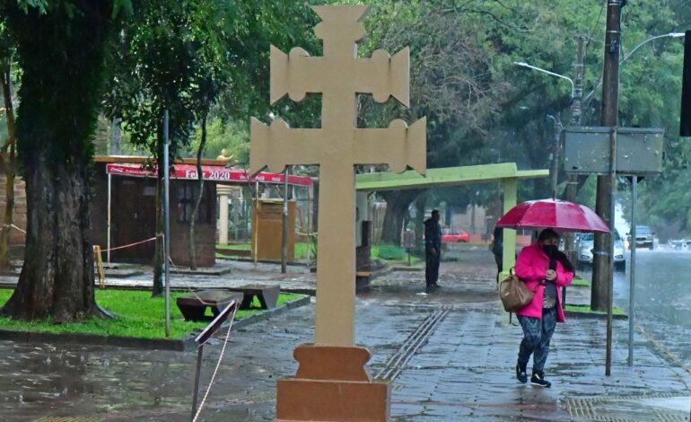 Chuva nesta segunda antecede dias de frio intenso no RS