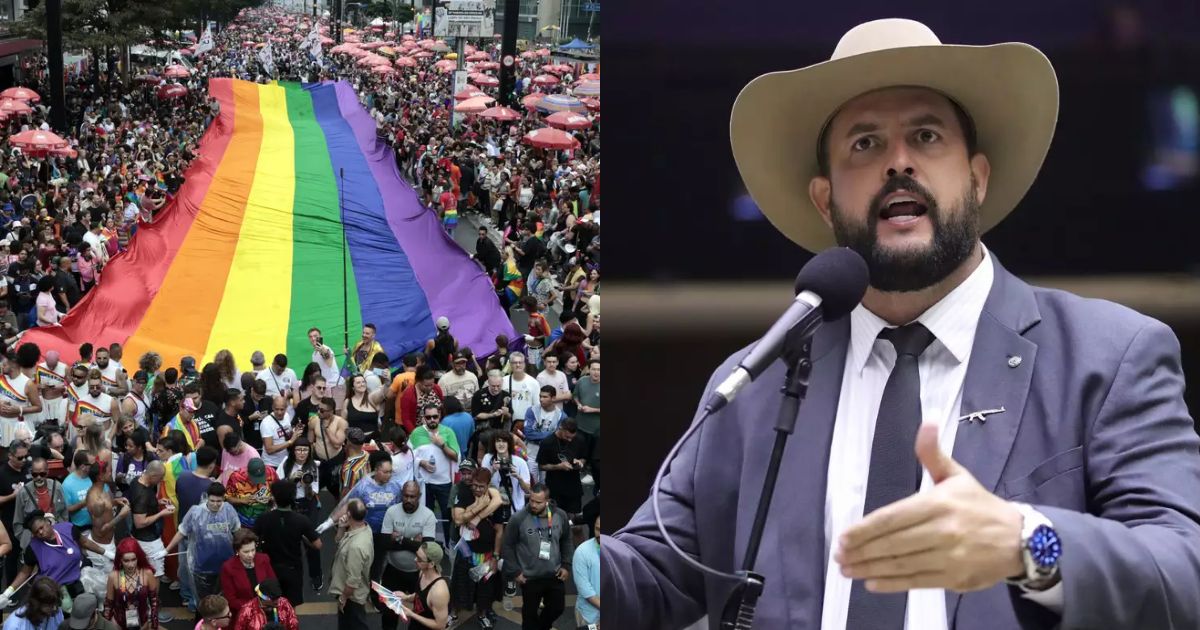 Deputado de SC critica Parada LGBTQIA+ e afirma que beijo entre homens é ‘falta de peroba’
