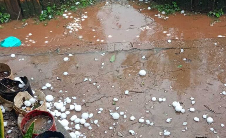 Granizo danifica mais de 300 imóveis e mobiliza força-tarefa em Santo Antônio das Missões