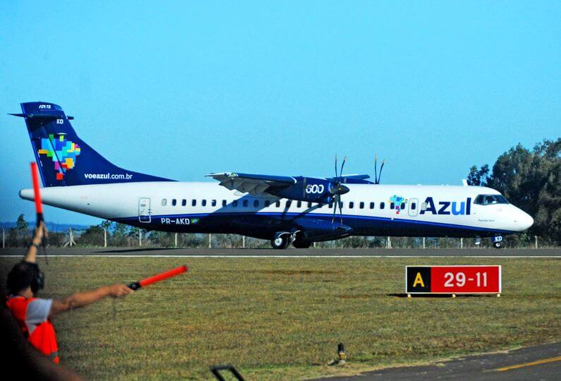 Fortes ventos impedem pouso de voo da Azul no Aeroporto de Santo Ângelo