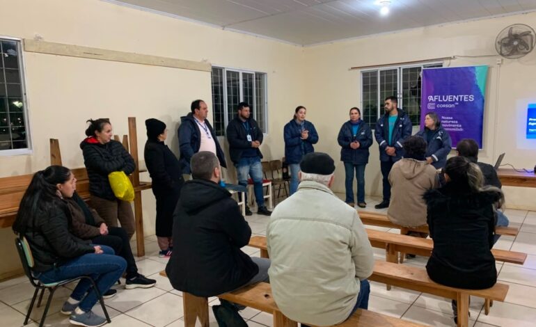 Corsan apresenta detalhes de obras de esgotamento sanitário aos moradores do bairro Pilau