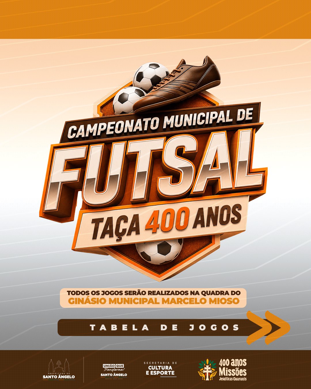 Campeonato Municipal de Futsal – Taça 400 Anos das Missões tem início em Santo Ângelo