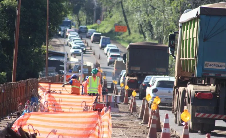 Veículos pesados têm passagem temporariamente interditada na Ponte sobre o Rio Ijuí