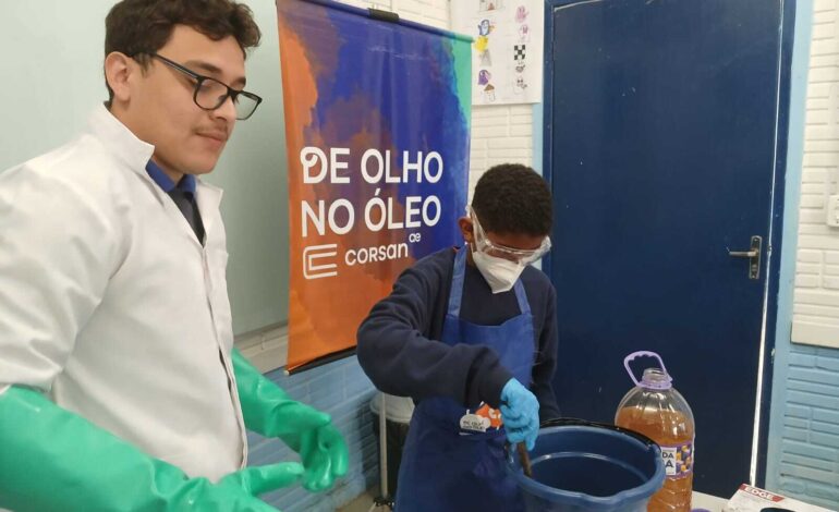Óleo recolhido pela Corsan evita potencial contaminação de 156 milhões de litros de água