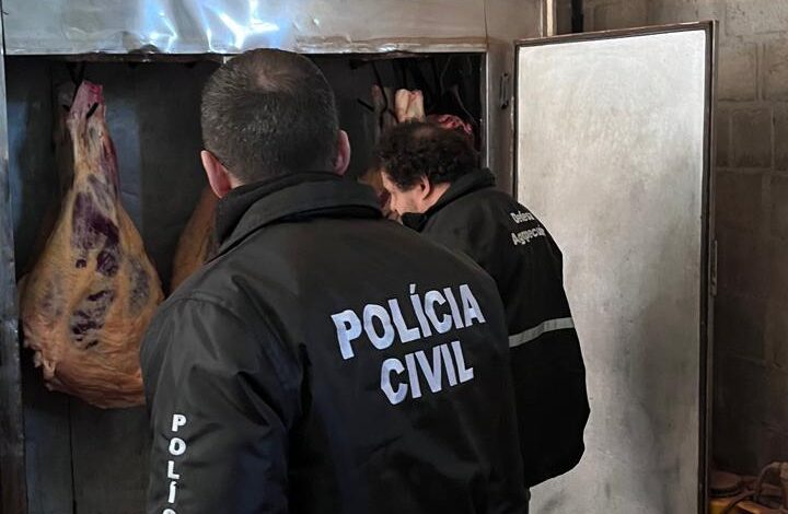 Operação Selo de Origem: Polícia apreende 200 quilos de carne clandestina e armas em Catuípe
