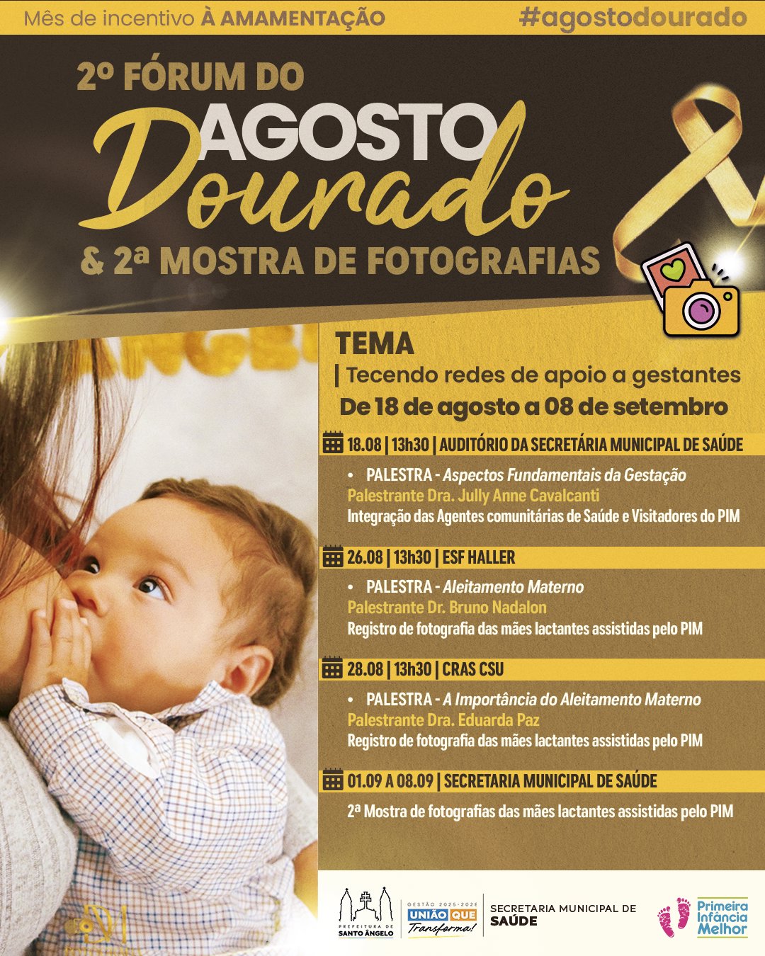 2º Fórum do Agosto Dourado promove reflexão e fortalecimento da rede de apoio às gestantes
