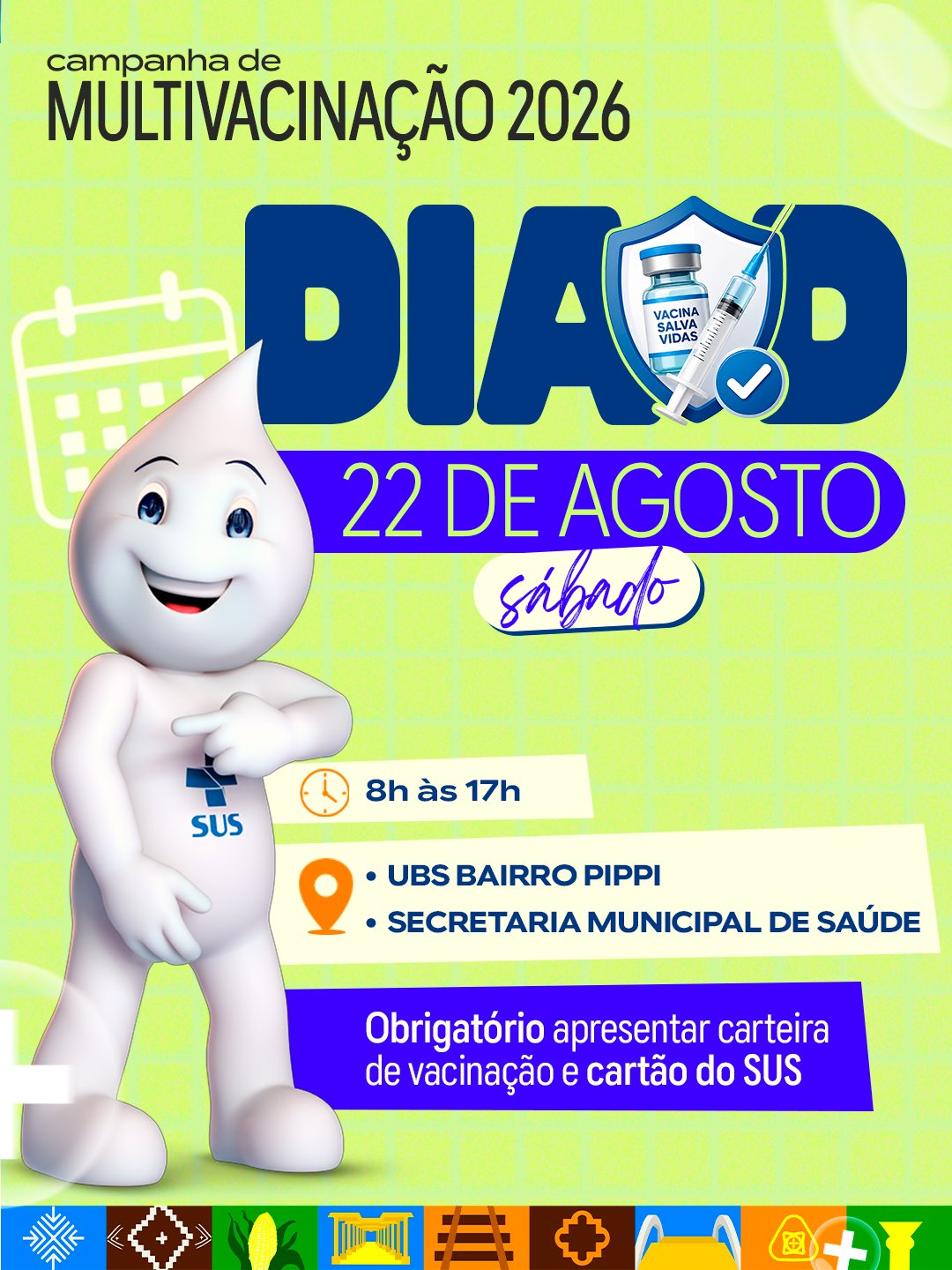 Dia D da Multivacinação será realizado neste sábado em Santo Ângelo