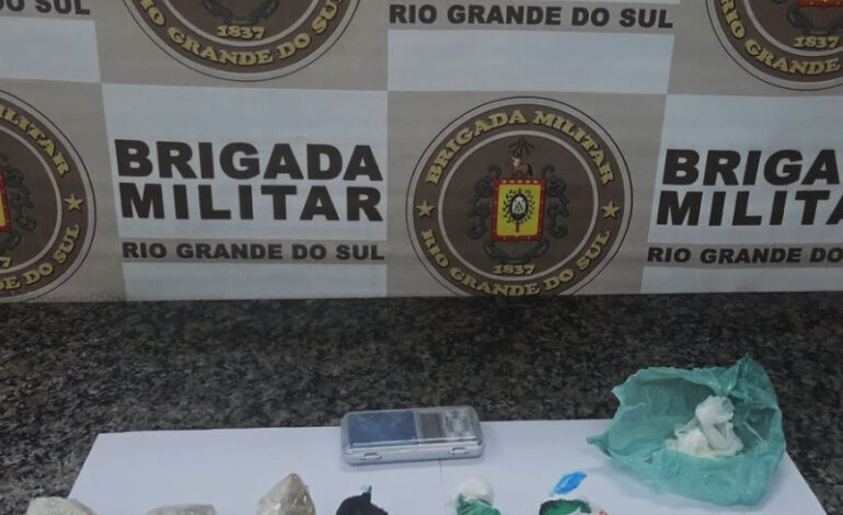 Três homens são presos por tráfico de drogas no bairro Missões, em Santo Ângelo