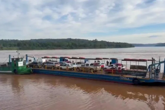 Travessias por balsa entre Brasil e Argentina voltam a operar normalmente