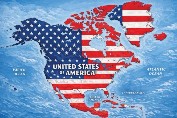 Islândia convoca embaixador dos EUA após Trump publicar mapa com bandeira americana