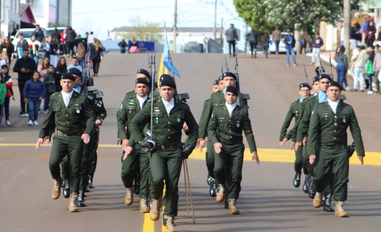 Entre-Ijuís realiza desfile cívico militar na segunda-feira