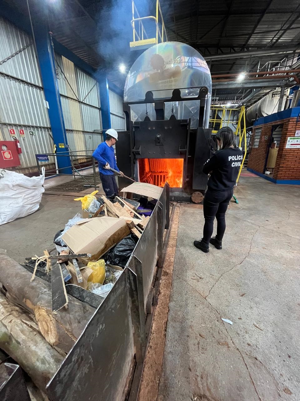 Polícia Civil e Brigada Militar incineram mais de 242 quilos de drogas apreendidas na região