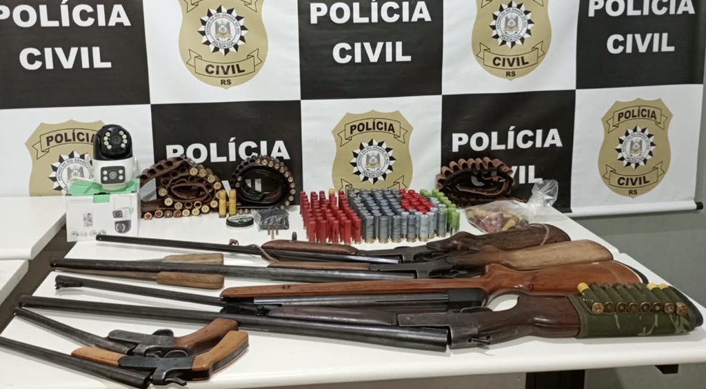 Homem é preso por furto e posse irregular de arma de fogo, em Eugênio de Castro