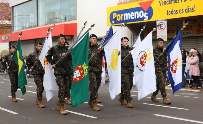 Santo Ângelo realiza Desfile Cívico-Militar na segunda-feira (7)