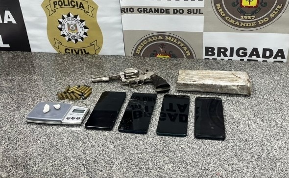 BM e PC prendem casal por tráfico de drogas em Porto Xavier