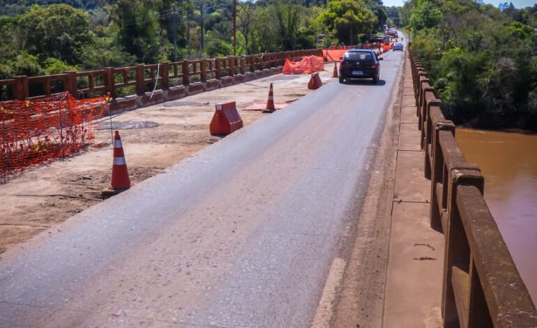 Ponte sobre o Rio Ijuí terá bloqueio total de uma hora entre quarta e quinta-feira