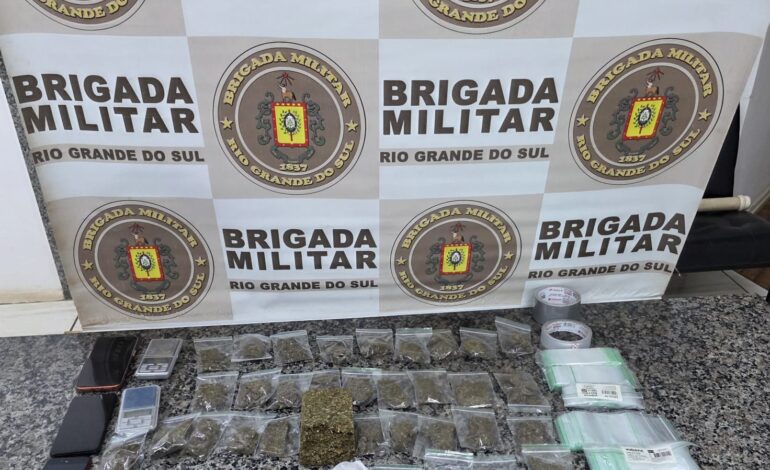Trio é preso por tráfico de drogas em Santo Ângelo