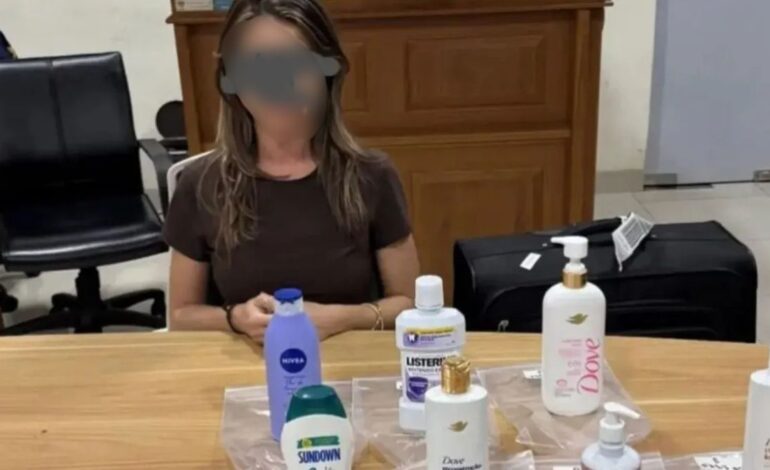 Brasileira presa com 3,6 kg de cocaína em xampus receberia R$ 249 mil e pode pegar pena de morte em país que executou 2 brasileiros