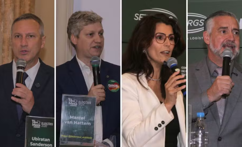 Quaest para o Senado no RS, votos válidos: Sanderson, 25%; Marcel van Hattem, 22%; Manuela d’Ávila, 20%; Pimenta, 18%
