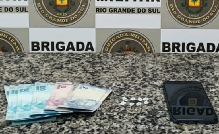 Brigada Militar prende homem por tráfico de drogas em Santo Ângelo