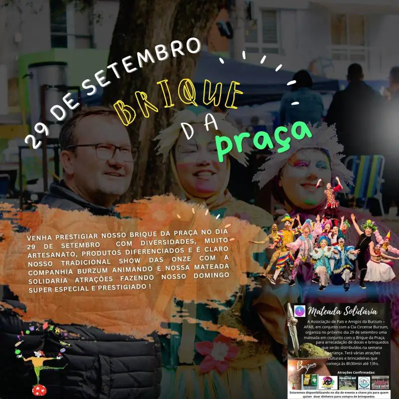 Atrações culturais marcam mateada solidária da Cia Burzum no Brique da Praça