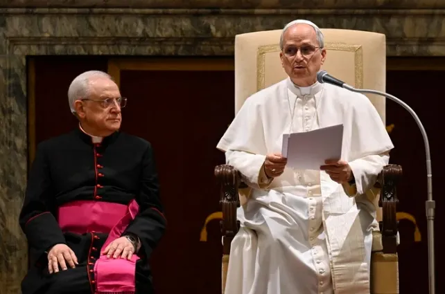 Família é fundada pela “união estável entre o homem e a mulher”, diz papa Leão XIV a diplomatas