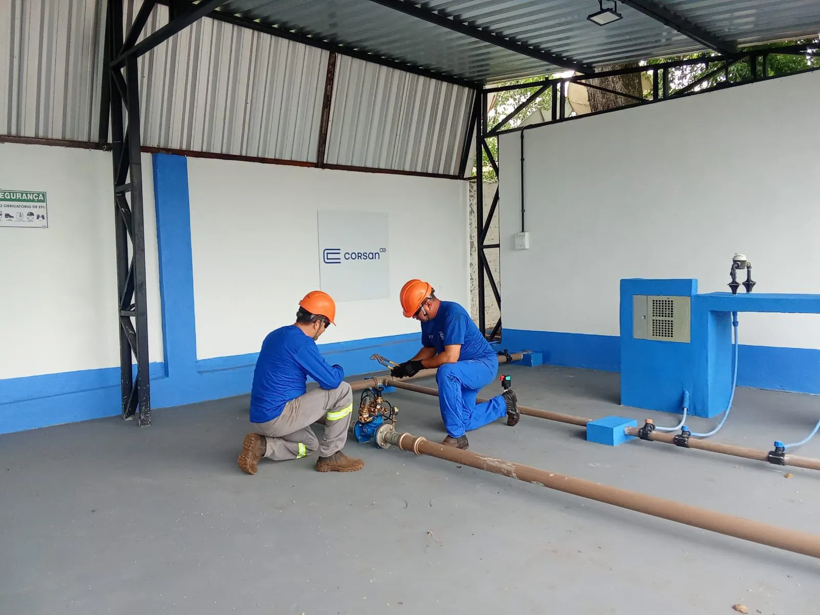 Corsan inaugura centro de treinamento que vai qualificar profissionais das equipes de campo