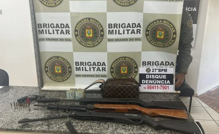 BM realiza prisão por porte ilegal de arma no bairro Cohab